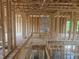 Second floor view of the interior featuring wood framing and layout of rooms at 3301 Lions Ruby Ln, Atlanta, GA 30349