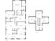 Detailed floor plan showcasing the layout of the home's two levels at 557 Lawton Sw St, Atlanta, GA 30310