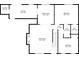 Detailed floorplan of the home's first floor with measurements at 4934 Woodstream Nw Ln, Acworth, GA 30102