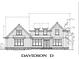 Front exterior elevation with brick and shingle construction, a covered entryway, and multiple windows at 6861 Ga Hwy 5, Douglasville, GA 30135