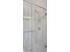 Modern glass shower with tile surround and built-in niche at 3538 Serenade Nw Commons, Kennesaw, GA 30152