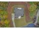 Birds-eye view of the home on its landscaped lot at 401 Night Hawk Ct, Canton, GA 30114
