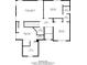 Second floor plan showing the primary bedroom and bath, two bedrooms, and two baths at 1187 Druid Walk, Decatur, GA 30033