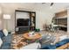 Comfortable living room featuring built-in shelves, bunk beds, and a cozy seating area at 230 Pebble Trl, Alpharetta, GA 30009