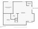 Floor plan showcasing the layout of the basement, including bedroom, Gathering room, and storage at 5419 Tyree Rd, Winston, GA 30187