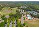 Aerial view showcasing golf course, tennis courts, pool and surrounding community at 7048 Bennington Ln, Cumming, GA 30041