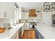 Well-appointed kitchen with white cabinets, stainless appliances, and a spacious island with ample counter space at 7048 Bennington Ln, Cumming, GA 30041