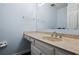 Bathroom featuring marble-look countertop and modern faucet at 1229 Colony Cir, Marietta, GA 30068