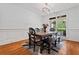 Charming dining area with stylish table set, hardwood floors, and bright window at 2265 Venture Dr, Marietta, GA 30062