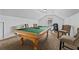 Attic game room featuring a pool table and neutral-toned furniture at 2265 Venture Dr, Marietta, GA 30062