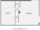 Basement floor plan showing layout of basement, bath and recreation room at 2034 Starfire Ne Dr, Atlanta, GA 30345