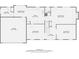 Main floor plan including kitchen, dining room, living room and garage at 2034 Starfire Ne Dr, Atlanta, GA 30345