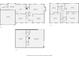 Detailed floor plans including the first, second and third floors of the house at 2034 Starfire Ne Dr, Atlanta, GA 30345