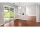 Bright open-plan layout with sliding glass doors leads to back yard at 3471 Chastain Glen Ne Ln, Marietta, GA 30066