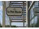 Exterior shot of Le Petit Marche sign against modern beams at 2020 Bixby Se St, Atlanta, GA 30317