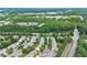 Overhead view of homes in a lush, green landscape at 2331 Suwanee Pointe Dr, Lawrenceville, GA 30043