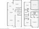 Detailed floorplan showcasing the layout of both floors in the home at 2331 Suwanee Pointe Dr, Lawrenceville, GA 30043