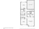 Second floorplan displaying the primary bedroom, bathroom, and laundry room at 2331 Suwanee Pointe Dr, Lawrenceville, GA 30043