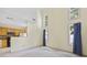 Open-concept living room featuring hardwood floors and kitchen views at 2331 Suwanee Pointe Dr, Lawrenceville, GA 30043