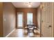 Bright breakfast nook featuring a table with seating for four, with natural light, adjacent to kitchen at 3479 Lake Forge Dr, Fairburn, GA 30213