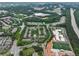 Wide aerial shot of the community highlighting its location near a highway and other amenities at 11187 Calypso Dr # 12, Alpharetta, GA 30009