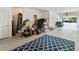 Cluttered garage offering parking with ample storage space, accessed via an electric door at 11187 Calypso Dr # 12, Alpharetta, GA 30009
