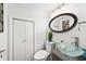 Modern bathroom with glass vessel sink, updated fixtures and modern decor at 331 Lakemoore Ne Dr # C, Atlanta, GA 30342