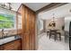 The kitchen area offers a sink, granite counters and a cozy breakfast nook at 331 Lakemoore Ne Dr # C, Atlanta, GA 30342