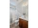 Bathroom with a combination shower and tub offers a functional and stylish space at 1529 Shiloh Manor Ct, Marietta, GA 30066