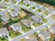 Gorgeous aerial view of a neighborhood with sidewalks and landscaping, showing community charm at 5920 Hart Way, Cumming, GA 30028