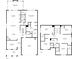 Detailed floor plan showcasing the layout of the home's main and upper levels at 5920 Hart Way, Cumming, GA 30028