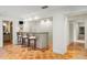 Home bar area with counter seating, a sink, and neutral design elements for entertaining at 1285 Wesley Nw Pl, Atlanta, GA 30327