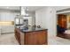 Spacious kitchen with stainless steel appliances, an island and plenty of cabinet space at 1285 Wesley Nw Pl, Atlanta, GA 30327