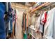 Organized walk-in closet with ample shelving and hanging space for efficient wardrobe storage at 1850 Cotillion Dr # 4306, Dunwoody, GA 30338