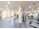 Community fitness center offering plenty of space with weight machines and floor space for yoga at 1850 Cotillion Dr # 4306, Dunwoody, GA 30338