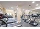 The community gym is equipped with treadmills, elliptical machines, and free weights for fitness enthusiasts at 1850 Cotillion Dr # 4306, Dunwoody, GA 30338