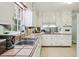 Charming kitchen with ample cabinetry and tile countertops at 4730 Geneva Sw Dr, Lilburn, GA 30047