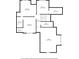 Second story floor plan displaying bedroom and bath locations and dimensions at 121 Harmony Oaks Trl, Canton, GA 30115