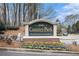 Country Park community sign with beautiful landscaping in front at 2002 Country Park Se Dr, Smyrna, GA 30080