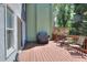 Outdoor deck with seating area offers a great space for relaxation and entertainment at 3716 Meeting St, Duluth, GA 30096