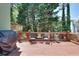 Spacious wooden deck provides a perfect outdoor space with surrounding lush greenery at 3716 Meeting St, Duluth, GA 30096