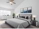 Calm main bedroom with a large window, neutral colors, art on the wall, and a comfortable bed at 1468 Briarwood Ne Rd # 2003, Atlanta, GA 30319