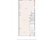 Second floor plan with a living room, dining area, eat-in kitchen, bathroom and walk in closet at 1626 Aldworth Se Pl, Atlanta, GA 30339
