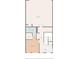 First floor plan featuring a bedroom, bathroom, garage, walk in closet and foyer at 1626 Aldworth Se Pl, Atlanta, GA 30339