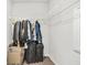 Walk-in closet with plenty of shelves and hanging storage space for clothes and accessories at 3219 Colchester St, Douglasville, GA 30135