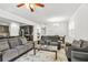 Spacious living room with a cozy seating area and open floor plan at 3219 Colchester St, Douglasville, GA 30135