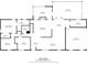 Detailed floor plan showcasing layout of main floor, kitchen, and sunroom at 3415 Trickum Rd, Woodstock, GA 30188