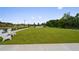 A lush green community space with modern outdoor seating, perfect for relaxation and socializing at 739 Marlay Sw Ln, Powder Springs, GA 30127
