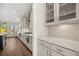 Modern kitchen featuring a large island, ample counter space, and stainless steel appliances at 739 Marlay Sw Ln, Powder Springs, GA 30127