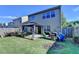 Spacious backyard with gazebo, outdoor kitchen, fire pit and a well-manicured lawn at 2505 Thackery Ct, Cumming, GA 30041
